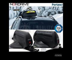 Portasci Magnetico PER SUBARU 3 Sci o 2 SnowBoard