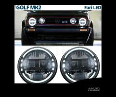 FARI a LED DRL Omologati Per VOLKSWAGEN GOLF MK2