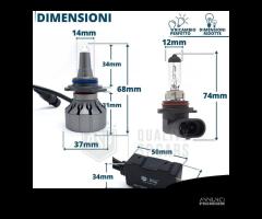 Lampadine LED 9012 CANbus 6500K 19000L Lenticolare - 10