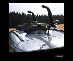 Portasci Magnetico PER SKODA 3 Sci o 2 SnowBoard - 9