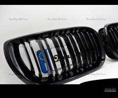 GRIGLIE Doppio Rene per BMW Serie 3 E46 Nera Lucid