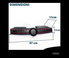 Griglia per Vw GOLF 6 Mascherina GTI NIDO D' APE - 8