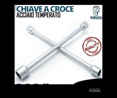 CHIAVE a CROCE per Ruote Auto 17 19 21 23 ACCIAIO