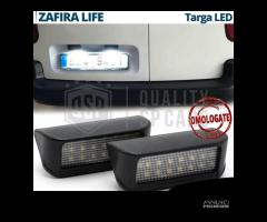 Luci Targa LED Per OPEL ZAFIRA LIFE CANbus 6500K