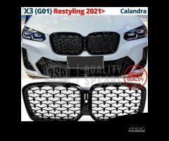 GRIGLIA Anteriore per BMW X3 G01 dal 2021 Diamond