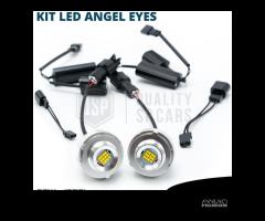 ANGEL EYES LED Bmw Serie 5 E60 E61 FARI ALOGENI