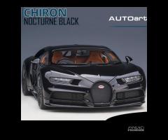 Modellino BUGATTI CHIRON SPORT Nero Notturno 1:18