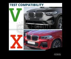 GRIGLIA Anteriore per BMW X4 G02 dal 2021 Diamond