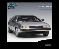 Modellino DELOREAN DMC-12 Finitura Satinata 1:18