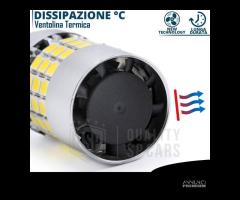 2 Lampadine LED T20 W21W Super CANbus Luce Bianca - 10