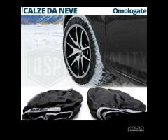 Calze da Neve per Auto OMOLOGATE Italia e Europa