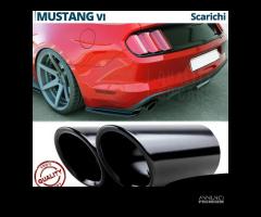 TERMINALI di Scarico NERI per FORD Mustang 6