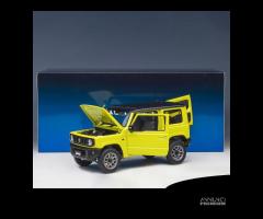 Modellino SUZUKI JIMNY JB64 Giallo Nero Scala 1:18