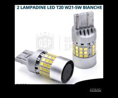 Lampadine LED T20 W21/5W Super CANbus Luce Bianca