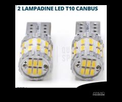 Lampadina LED T10 W5W CANbus Luce Bianca Potente