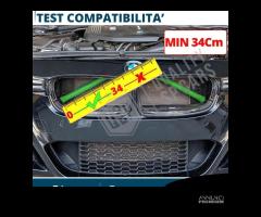 COVER Barre Radiatore BMW X4 G02 Listelli VERDI - 6