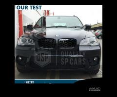 GRIGLIE Anteriori per BMW X6 E71 Nera Diamond 3D