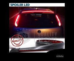 SPOILER LED per FIAT PUNTO ABARTH Carbon Look