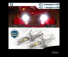 Lampadine LED per Fari JEEP WILLYS CJ Luci Bianche