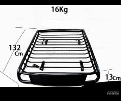 Box Tetto PORTAPACCHI per KIA Portabagagli ACCIAIO - 8