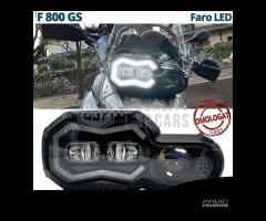 FARO LED Per BMW F 800 GS OMOLOGATO uso Stradale