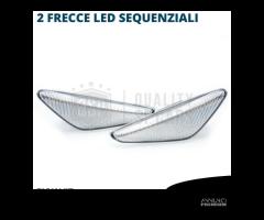 Frecce LED Sequenziali lente Bianca per BMW canbus