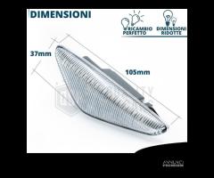 Frecce LED Sequenziali lente Bianca per BMW canbus - 8