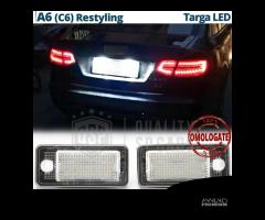 Placchette Luci Targa Led Audi A6 C6 Canbus 6500K