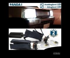 Lampade LED H4 PER Fiat Panda 141 ANABBAG+ABBAGLIA