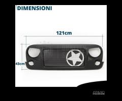 CALANDRA Griglia PER Jeep WRANGLER JK AVENGER NERA - 7