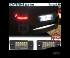 Luci Targa LED per Porsche CAYENNE Bianco Ghiaccio