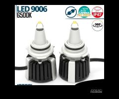 Kit LED 9006 al Quarzo 360° Lampadine Potenti 6500