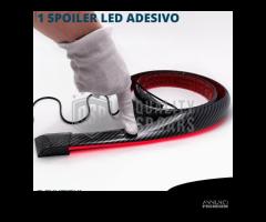 SPOILER LED Posteriore Auto in CARBON Striscia LED