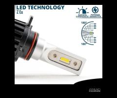 Lampada Full LED 9012 Luce Potente Bianco Ghiaccio - 8