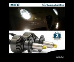 KIT LED H7 PER Alfa MITO Fari LENTICOLARI 12000LM