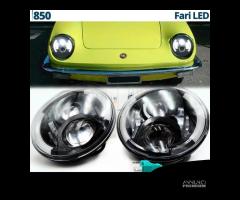 FARI Full LED Anteriori 7\" PER FIAT 850 Angel Eyes