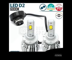 Lampadine LED D2S Conversione Xenon 6000K 12000LM