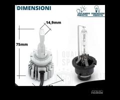 Lampadine LED D2S Conversione Xenon 6000K 12000LM - 6