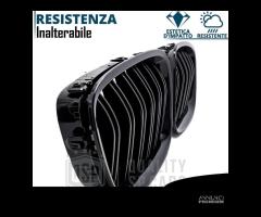 GRIGLIE Doppio Rene per BMW Serie 5 GT F07 Nera L - 10