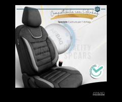 COPRISEDILI per Renault Scenic Pelle e Alcantara - 10