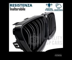 GRIGLIE Doppio Rene per BMW Serie 2 F22 F23 Nera - 12