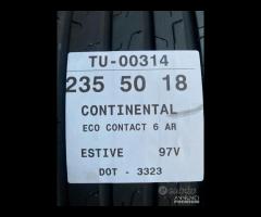 4 PNEUMATICI 235/50 R18 CONTINENTAL ESTIVE 80% - 10