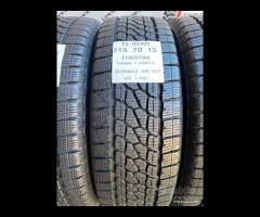 4 PNEUMATICI 215/70 R15C FIRESTONE INVERNALI 95%