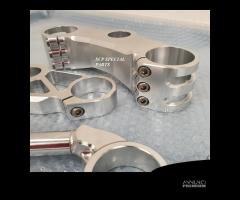 Aprilia rsv 1000 kit piastre sterzo ricavate cnc - 11