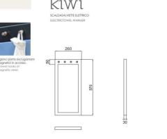 Scaldasalviette e Termoarredi Kiwi HOM - 1