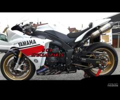 YAMAHA R1 PIEDINI FORCELLA 108mm RICAVATI DA PIENO