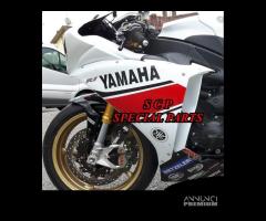 YAMAHA R1 PIEDINI FORCELLA 108mm RICAVATI DA PIENO