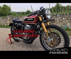 Avantreni con forcelle ohlins per cafe racer