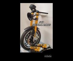 Moto guzzi v35 forcelle mono ohlins freni brembo - 1