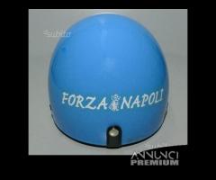 Casco Tre Bottoni DIEFFE Bianco/Azzurro NAPOLI